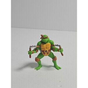 MICHELANGELO • Teenage Mutant Ninja Turtles Keychain Figure 2014 TMNT Viacom 2½"